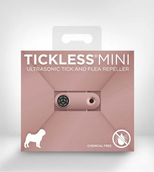 1ea Tickless Mini Dog Tick & Flea Repeller Rosegold - Flea & Tick